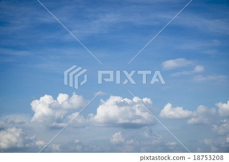 Blue sky with cloud background. Blue sky with cloud background. 18753208
