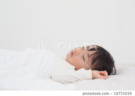 Child taking a nap Child taking a nap 18755038