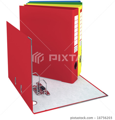 Folder, open, closed - Stock Illustration [18756203] - PIXTA