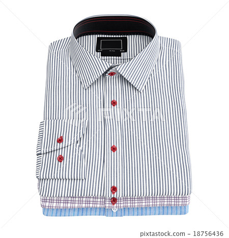 Men's stacked striped shirt 18756436