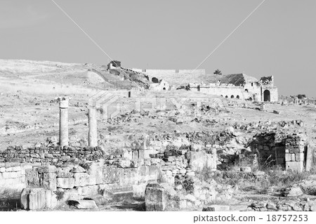 anatolia pamukkale old construction in anatolia pamukkale old construction in 18757253