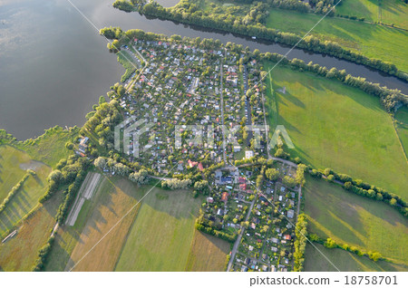 Aerial View of Brandenburg, Germany 18758701
