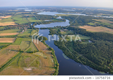 Aerial View of Brandenburg, Germany 18758716