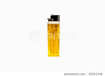 Isolated Yellow Lighter 18761346