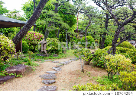Japanese style garden in Japan 18764294