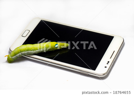 Malicious computer worm on your telephone Malicious computer worm on your telephone 18764655
