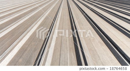 Perspective view of aluminium roof Perspective view of aluminium roof 18764658