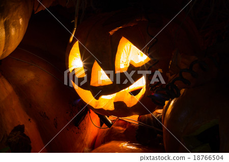 Halloween pumpkin background Halloween pumpkin background 18766504