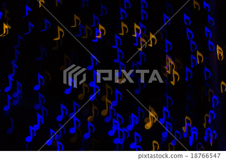 Color Bokeh note shape background 18766547