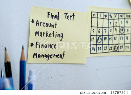 Post it notes for the test Post it notes for the test 18767224