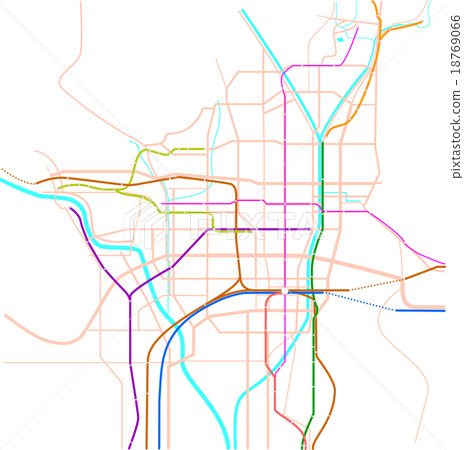 Abbreviated map of Kyoto 18769066