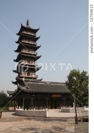 Landscape of China's sightseeing spot Shanghai's four major water sports ancient "Zhuzhen" Landscape of China's sightseeing spot Shanghai's four major water sports ancient "Zhuzhen" 18769615