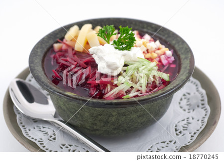 Russian beetroot soup "borsh" 18770245
