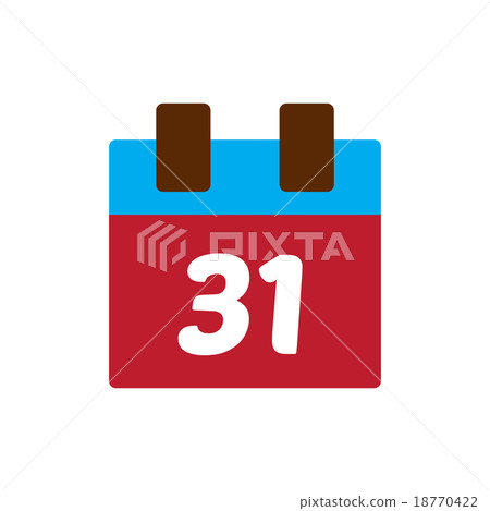 flat icon with long shadow Christmas calendar 18770422