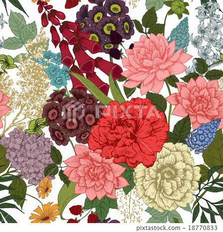 Vector floral pattern 18770833