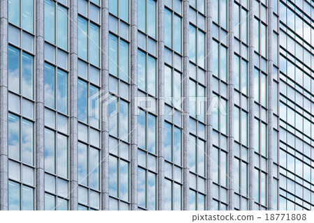 Exterior Glass Windows of a Modern Office Building Exterior Glass Windows of a Modern Office Building 18771808