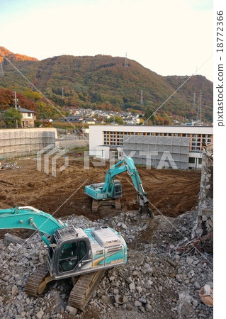 小學拆遷現場 小學拆遷現場 18772366