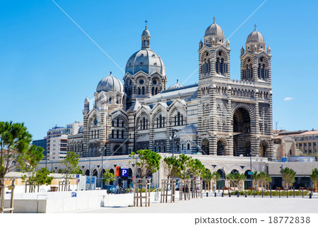 view on Cathedral de la Major in Marseille, France view on Cathedral de la Major in Marseille, France 18772838