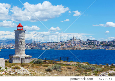 View on Marseille from Chateau d'If,  France 18772935