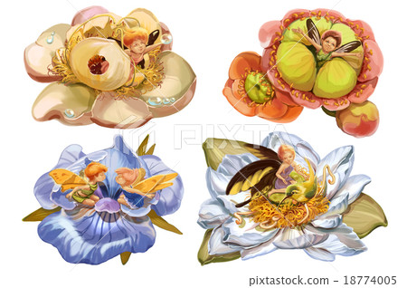 Magical flower fairy Magical flower fairy 18774005