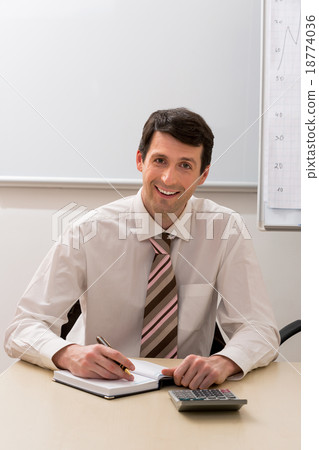 Financial director at work.  18774036