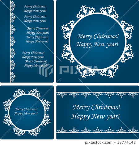 Vector Christmas Card Templates Vector Christmas Card Templates 18774148