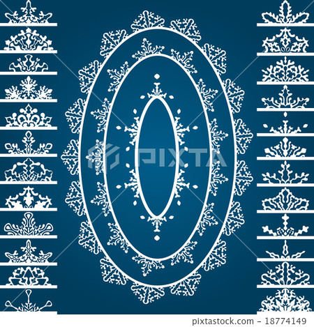 Vector Seamless Christmas Brushes Vector Seamless Christmas Brushes 18774149