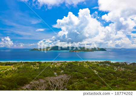 Island Praslin at Seychelles 18774202