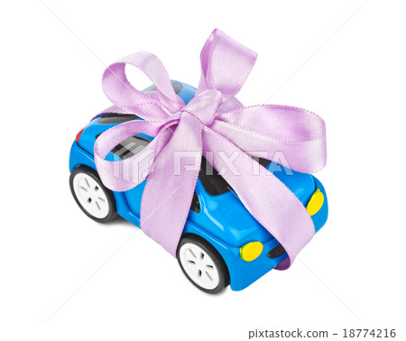 Car with bow as gift 18774216