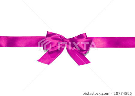 Purple ribbon and bow Purple ribbon and bow 18774896