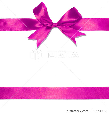 Purple ribbon and bow Purple ribbon and bow 18774902