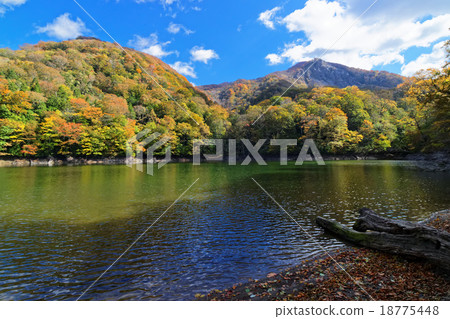 The world heritage of the blue sky spreading Pond of the twelve lakes · cockpick place 18775448