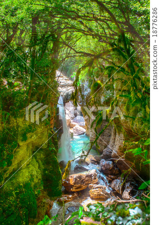 Martvili canyon in Georgia Martvili canyon in Georgia 18776286