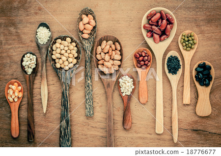Assortment of beans and lentils  Assortment of beans and lentils  18776677
