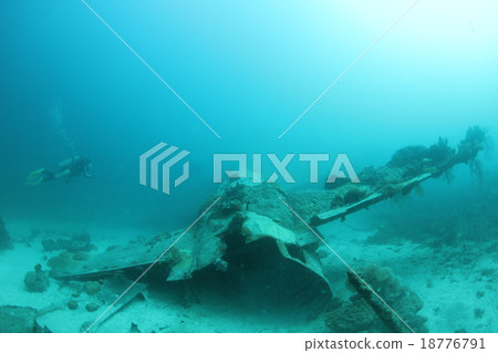Chuuk Islands (Truck Islands) Takeshima set officially land attack machine wreck Chuuk Islands (Truck Islands) Takeshima set officially land attack machine wreck 18776791