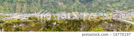 City Of Banos De Agua Santa Panorama City Of Banos De Agua Santa Panorama 18778197
