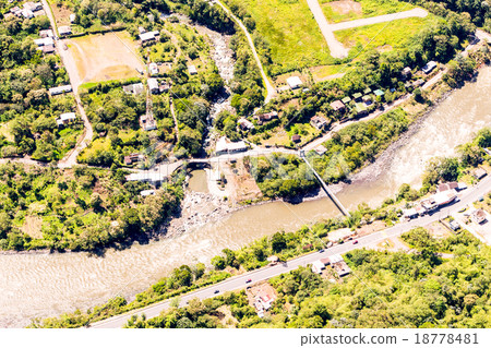 Rio Negro Tungurahua Aerial Shot Rio Negro Tungurahua Aerial Shot 18778481