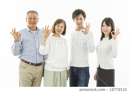4人家庭並排和好的跡象 18778520