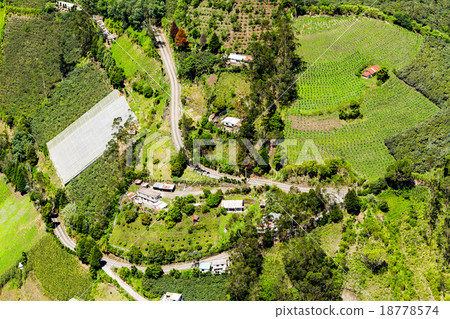 Farming At High Altitude In Andes 18778574