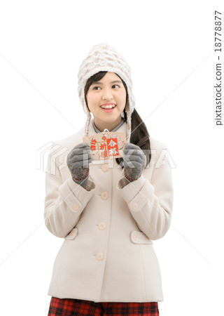 White back image of a young woman in a court appearance with gloves White back image of a young woman in a court appearance with gloves 18778877