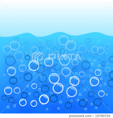 Abstract bubbles in the water Abstract bubbles in the water 18780356
