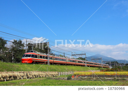 浪漫汽車7000形式違背了Oyama背景 18780966