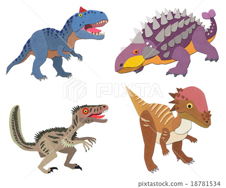 Dinosaur (Allosaurus, Ankylosaurus, Deinonics, Pakkefaro Saulus) Dinosaur (Allosaurus, Ankylosaurus, Deinonics, Pakkefaro Saulus) 18781534