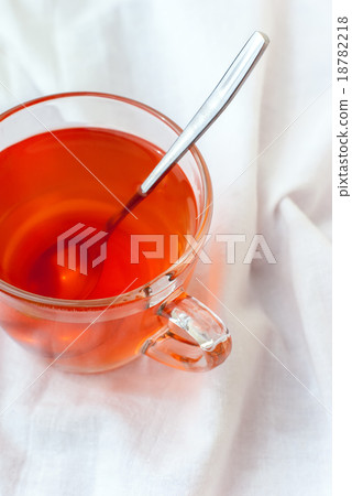 Fruit Tea in a Glass Teacup Fruit Tea in a Glass Teacup 18782218
