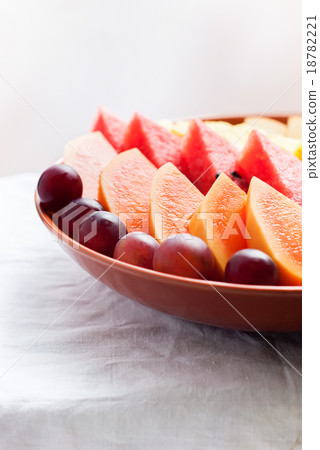Cutting of Tropical Fruits and Berries Cutting of Tropical Fruits and Berries 18782221