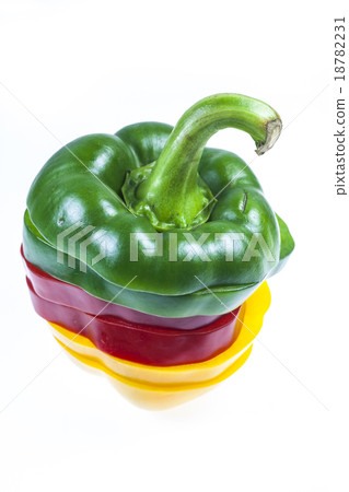 Sliced sweet pepper Sliced sweet pepper 18782231