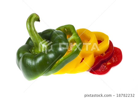 Sliced sweet pepper Sliced sweet pepper 18782232