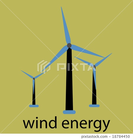 Wind energy icon Wind energy icon 18784450