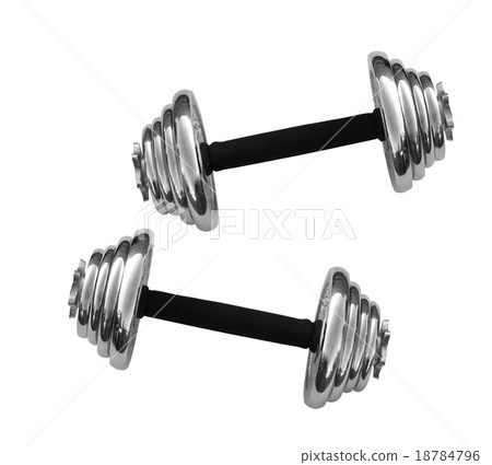 Chromed fitness exercise equipment dumbbell weight Chromed fitness exercise equipment dumbbell weight 18784796