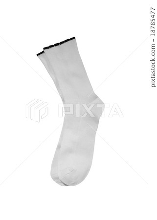 white pair of sock white pair of sock 18785477